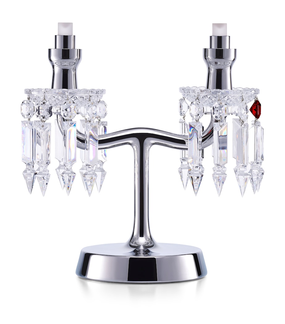 Baccarat Zénith Nomade chrome table lamp 37cm (British brand)