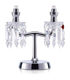 Baccarat Zénith Nomade chrome table lamp 37cm (British brand)