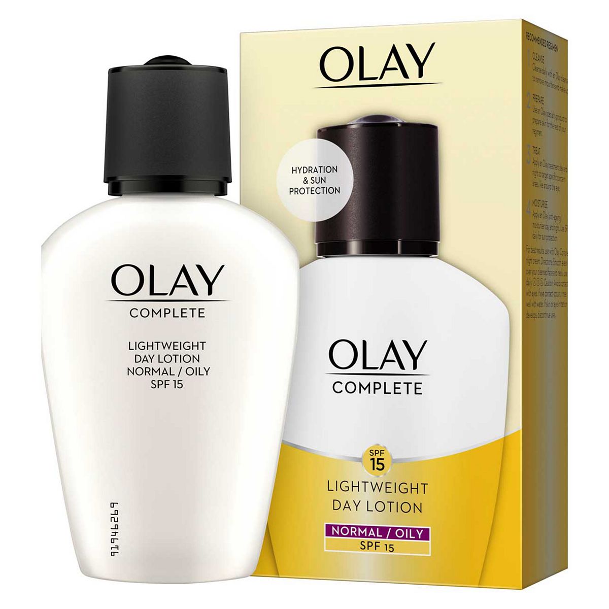 Olay Complete Lightweight 3in1 Moisturiser Day Fluid SPF15 Normal Oily GOODS Boots   