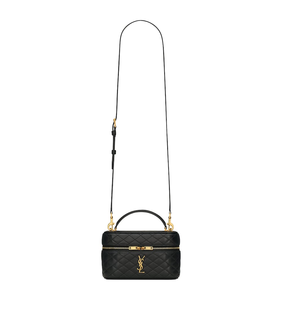 Saint Laurent Mini Gaby quilted top-handle bag (British brand)