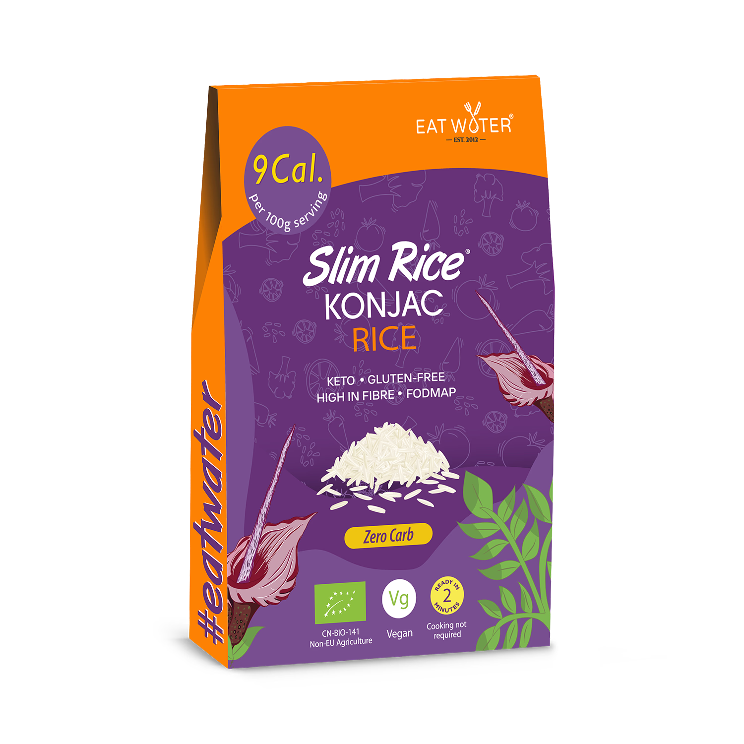 Eat Water Organic Slim Rice 270g - British product