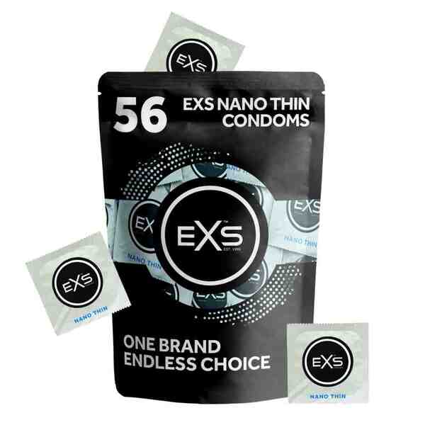EXS Nano Thin condoms 56 pack - British product