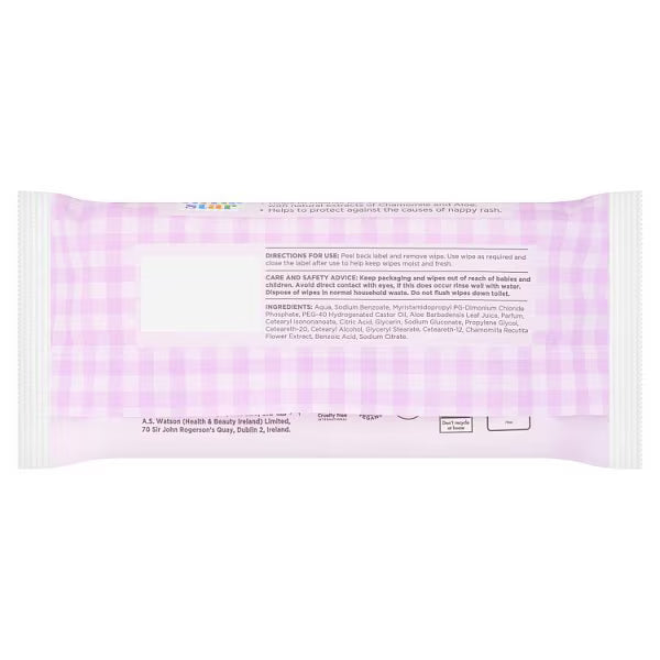 Superdrug My Little Star baby wipes fragranced 64ct (British brand)