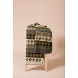SVNX diamond checked scarf khaki - British product