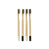 Full Circle Beauty bamboo charcoal toothbrush 4 pack, imported from the UK