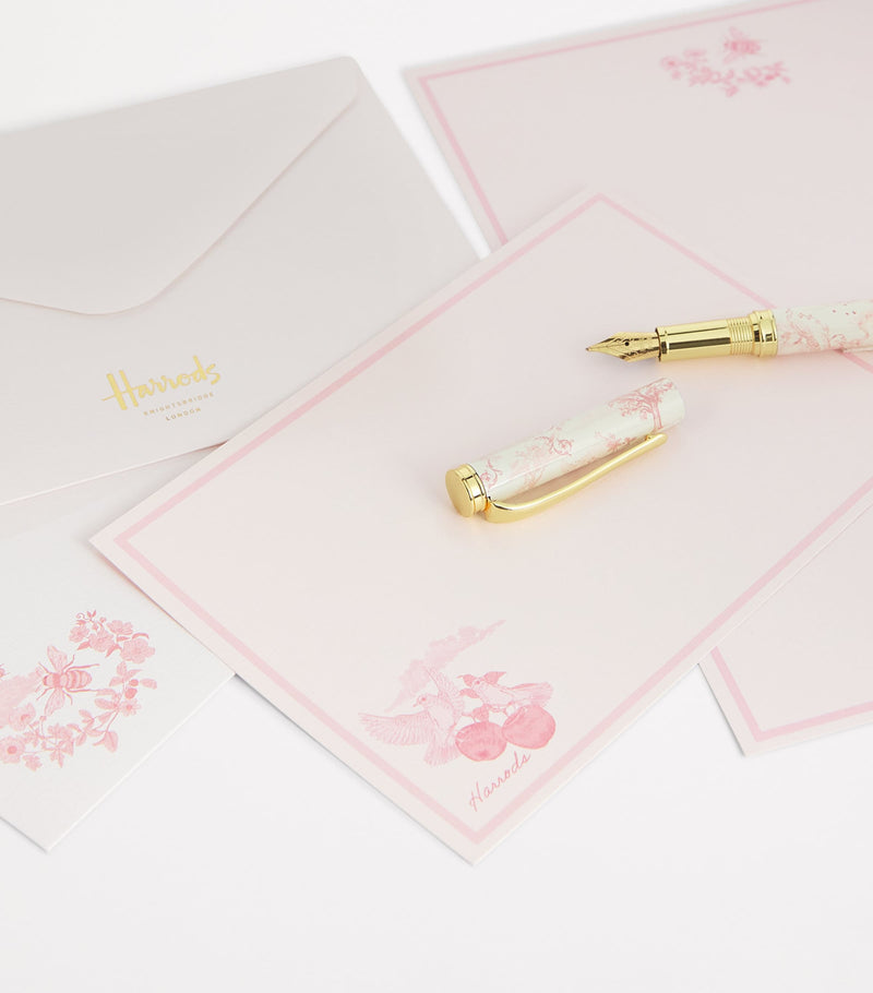 Harrods Toile Letter Writing Set, UK version