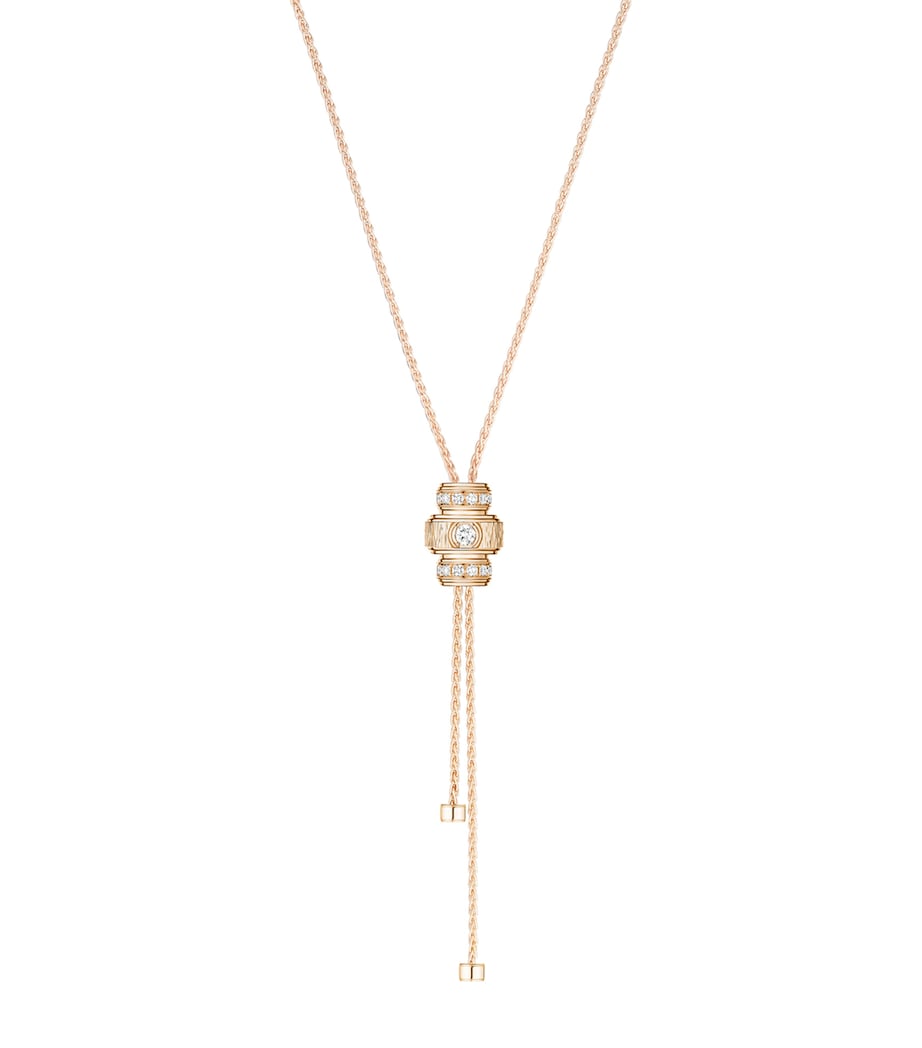 Piaget Possession pendant necklace rose gold and diamond (British brand)