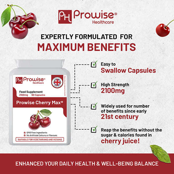 Prowise Cherry Max+ 2100mg  I 90 Vegan Capsules