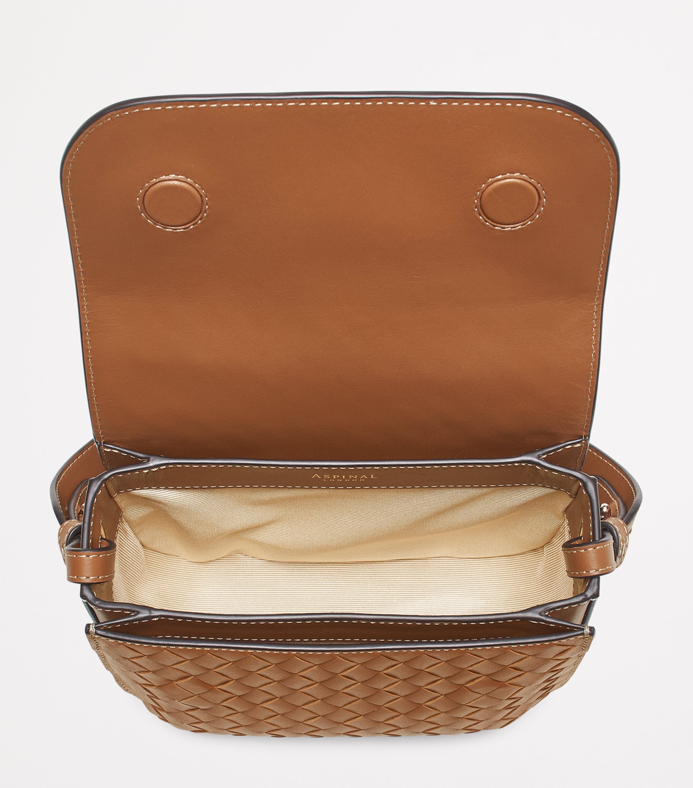 Aspinal of London Ella woven leather cross-body bag, UK version