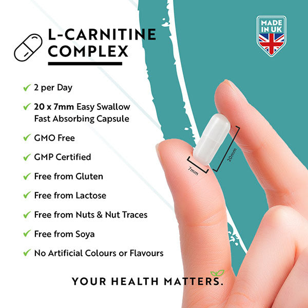 Nutravita L-Carnitine Complex - 150 Vegan Capsules GOODS Superdrug   