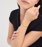 Bvlgari yellow gold Tubogas bracelet, UK version