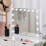 Livingandhome Hollywood LED Vanity Mirror with Bluetooth, imported from the UK