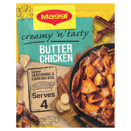 Maggi So Juicy Creamy & Tasty Butter Chicken Herbs & Spices Recipe Mix GOODS Sainsburys   