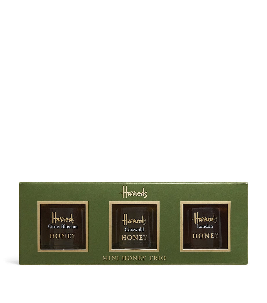 Harrods mini honey trio 3 x 50g, UK version