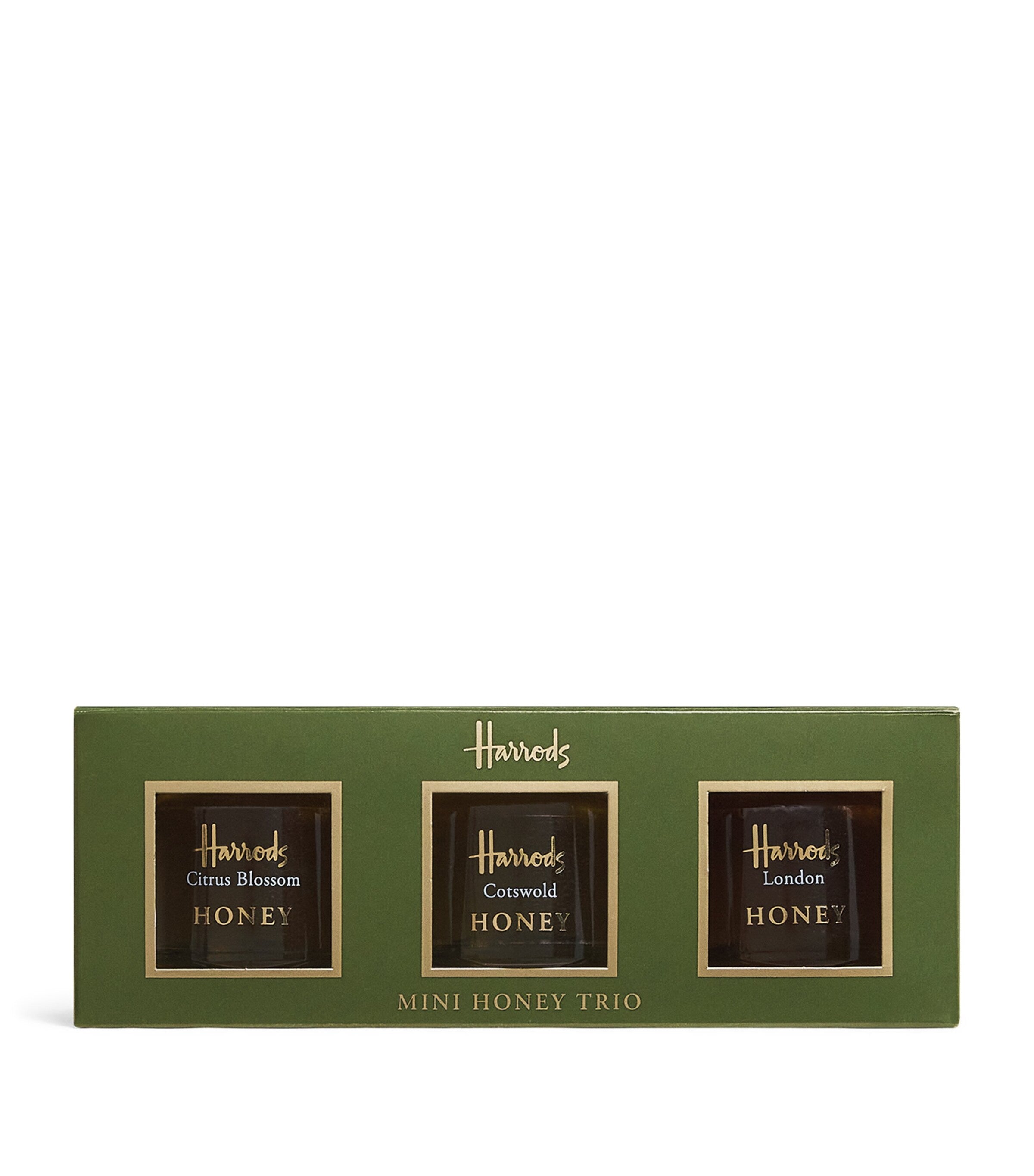 Harrods mini honey trio 3 x 50g, UK version