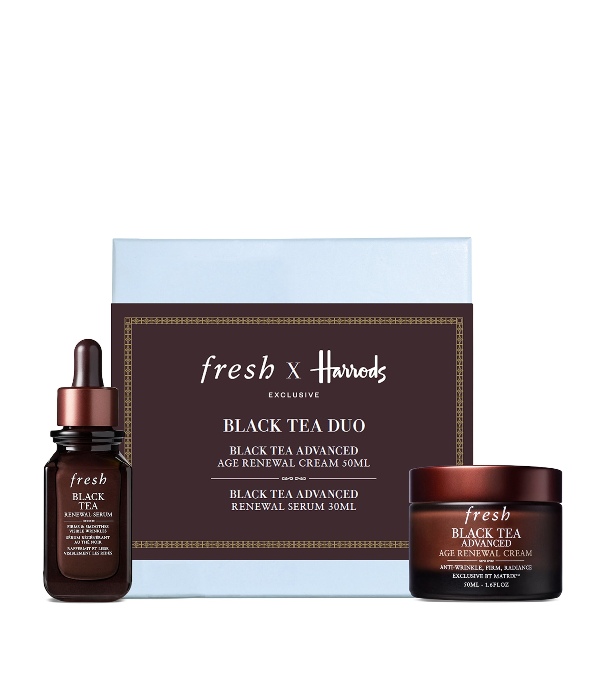 Fresh black tea duo skincare gift set - British product