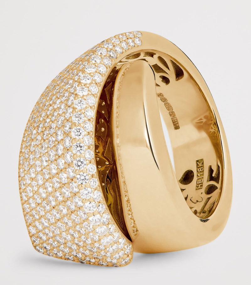Engelbert Divino ring yellow gold diamond (British brand)