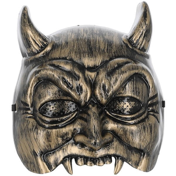 Smiffys Venetian Devil masquerade mask on elastic - British product
