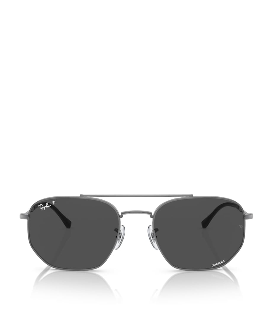 Ray-Ban metal sunglasses model 0RB3707 (British brand)