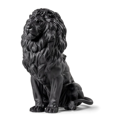 Harrods Lladró Majestic Lion Porcelain Figurine- Buy online at McGrocer