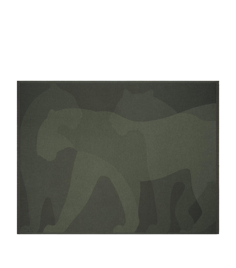 Cartier Wool-Cashmere Panthère Blanket 190cm x 140cm - British product