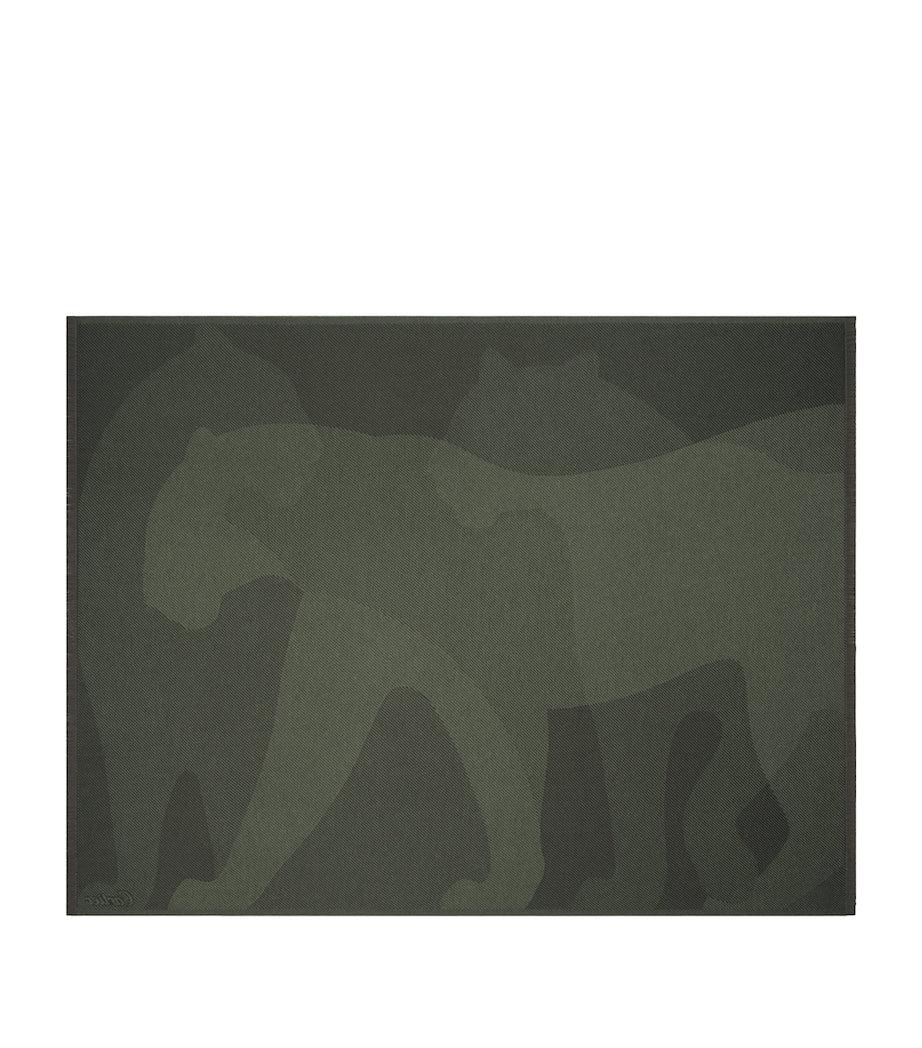 Cartier Wool-Cashmere Panthère Blanket 190cm x 140cm - British product