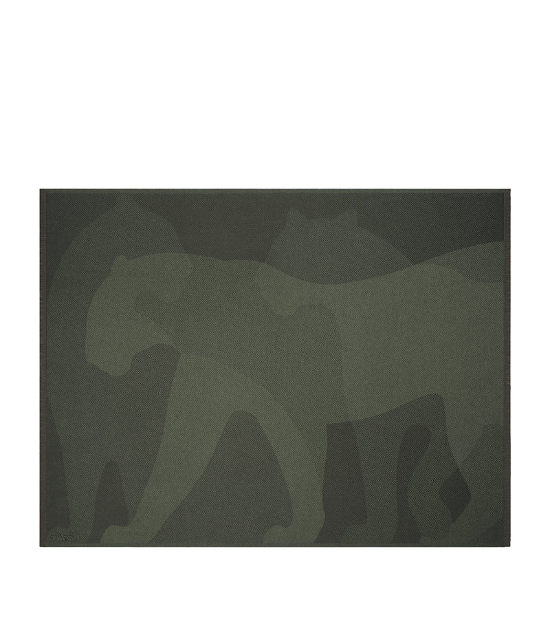 Cartier Wool-Cashmere Panthère Blanket 190cm x 140cm - British product