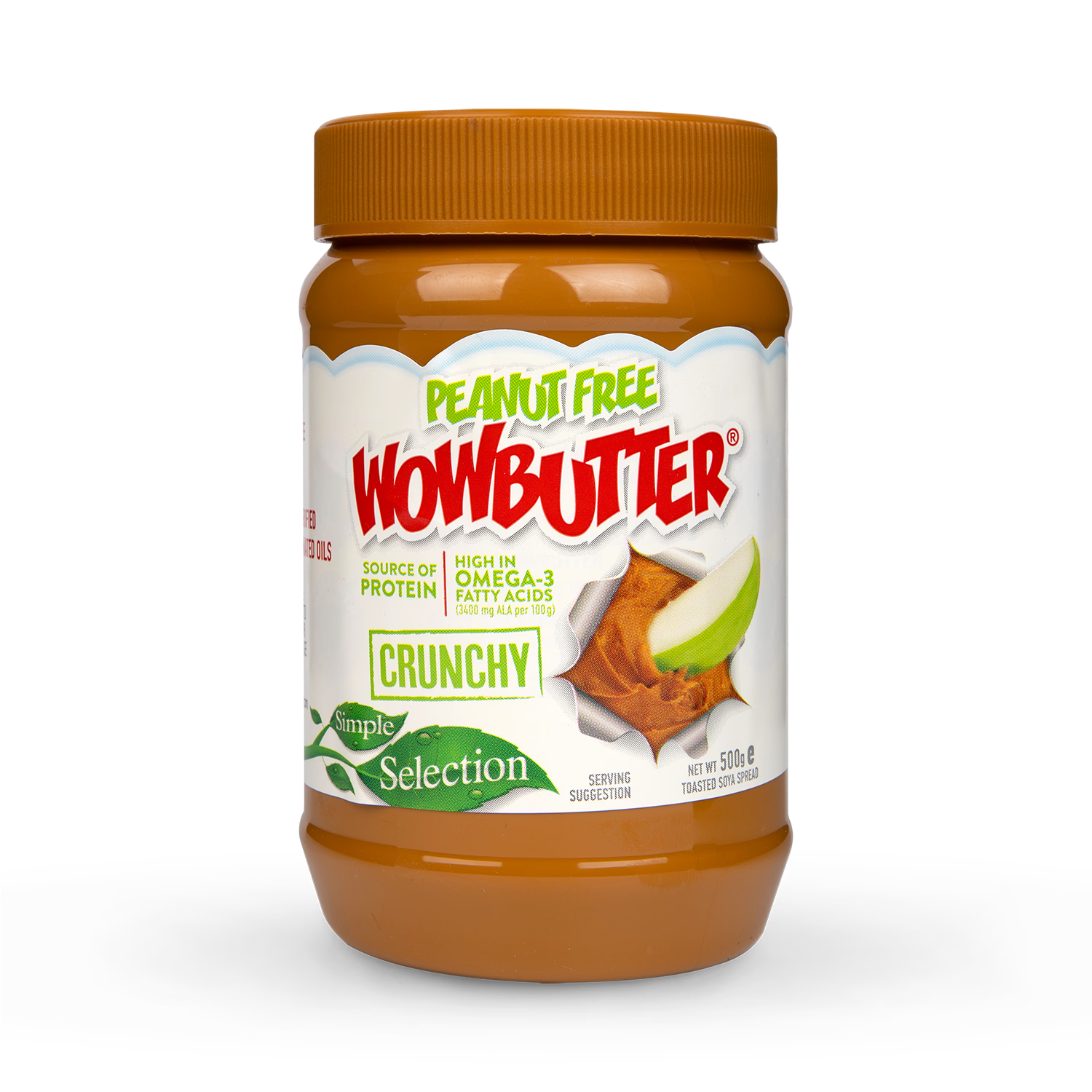 Wowbutter crunchy toasted soya spread 500g, UK version