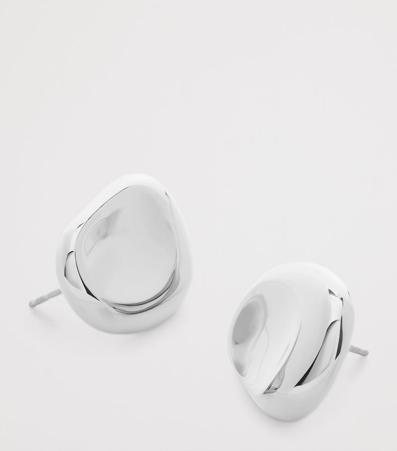 Monica Vinader Aria bold stud earrings sterling silver (British brand)