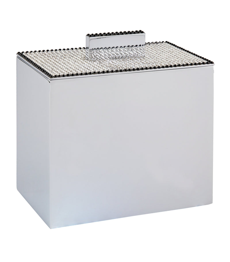 ZODIAC Sparkle cotton wool jar with crystal lid (British brand)