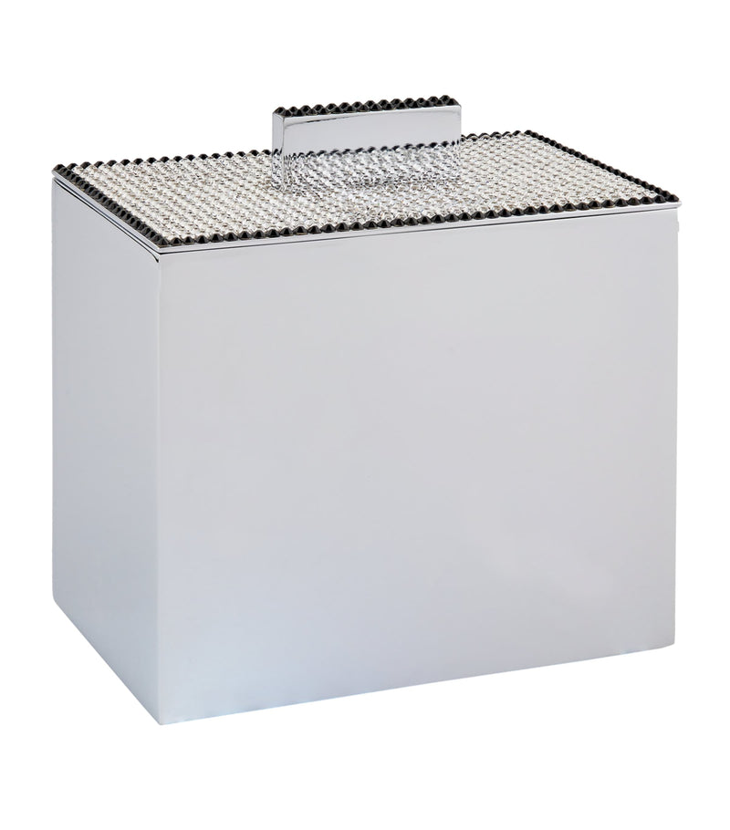 ZODIAC Sparkle cotton wool jar with crystal lid (British brand)