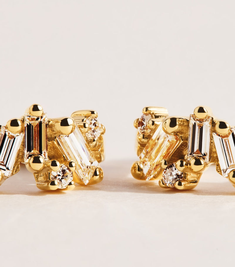 Suzanne Kalan diamond huggie earrings 12mm UK version