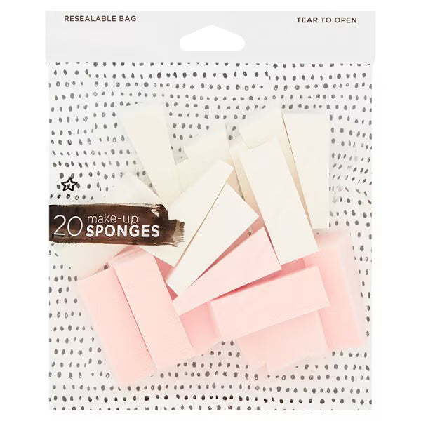Superdrug Makeup Wedges For Foundation x 20 (British brand)