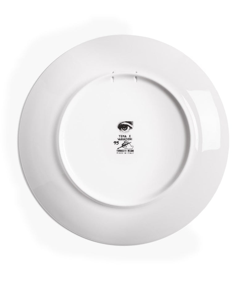 Fornasetti Tema e Variazioni No. 95 wall plate 26cm (British brand)