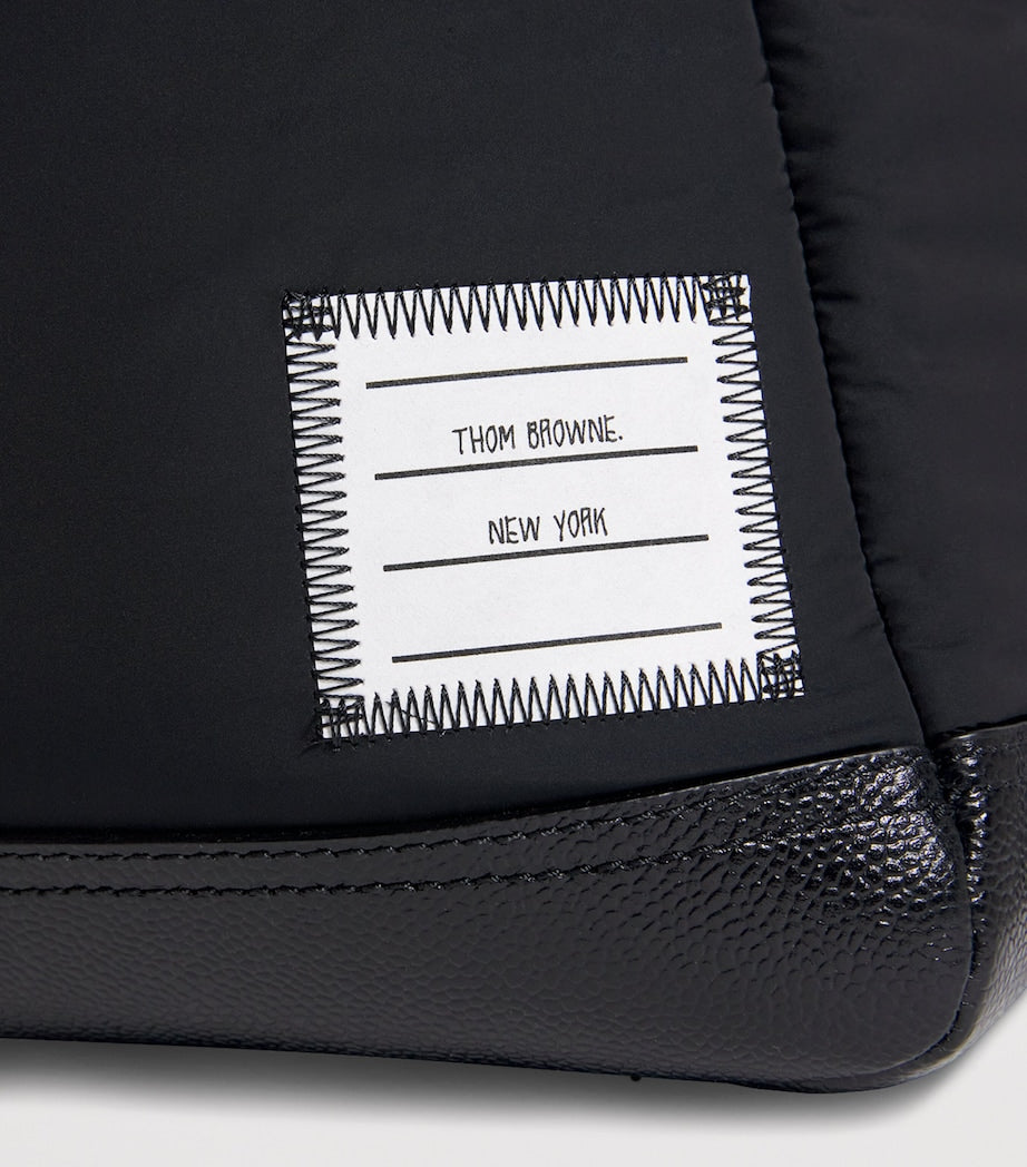 Thom Browne twill multi-pocket backpack, UK version