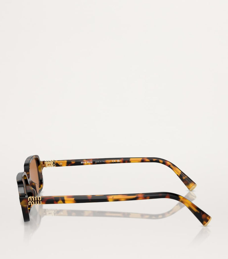 Miu Miu designer sunglasses tortoise shell brown, imported from the UK