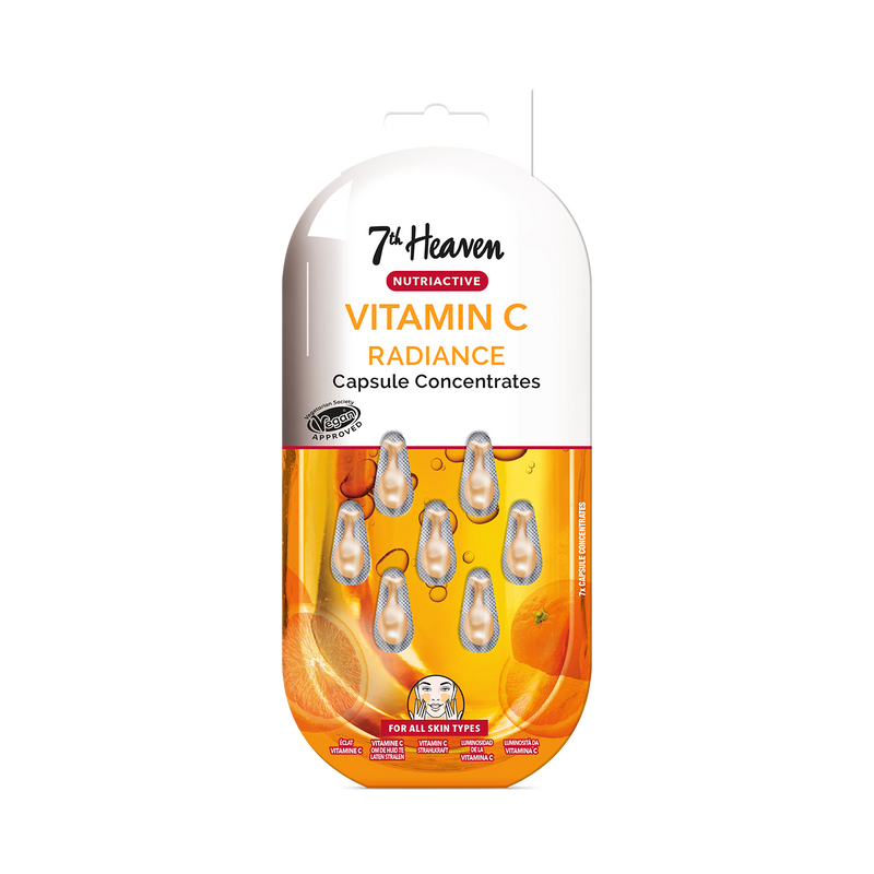 7th Heaven retinol serum capsules 7-day supply, imported from the UK