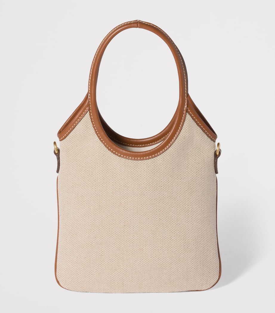 Miu Miu Canvas-Leather Ivy tote bag - British product