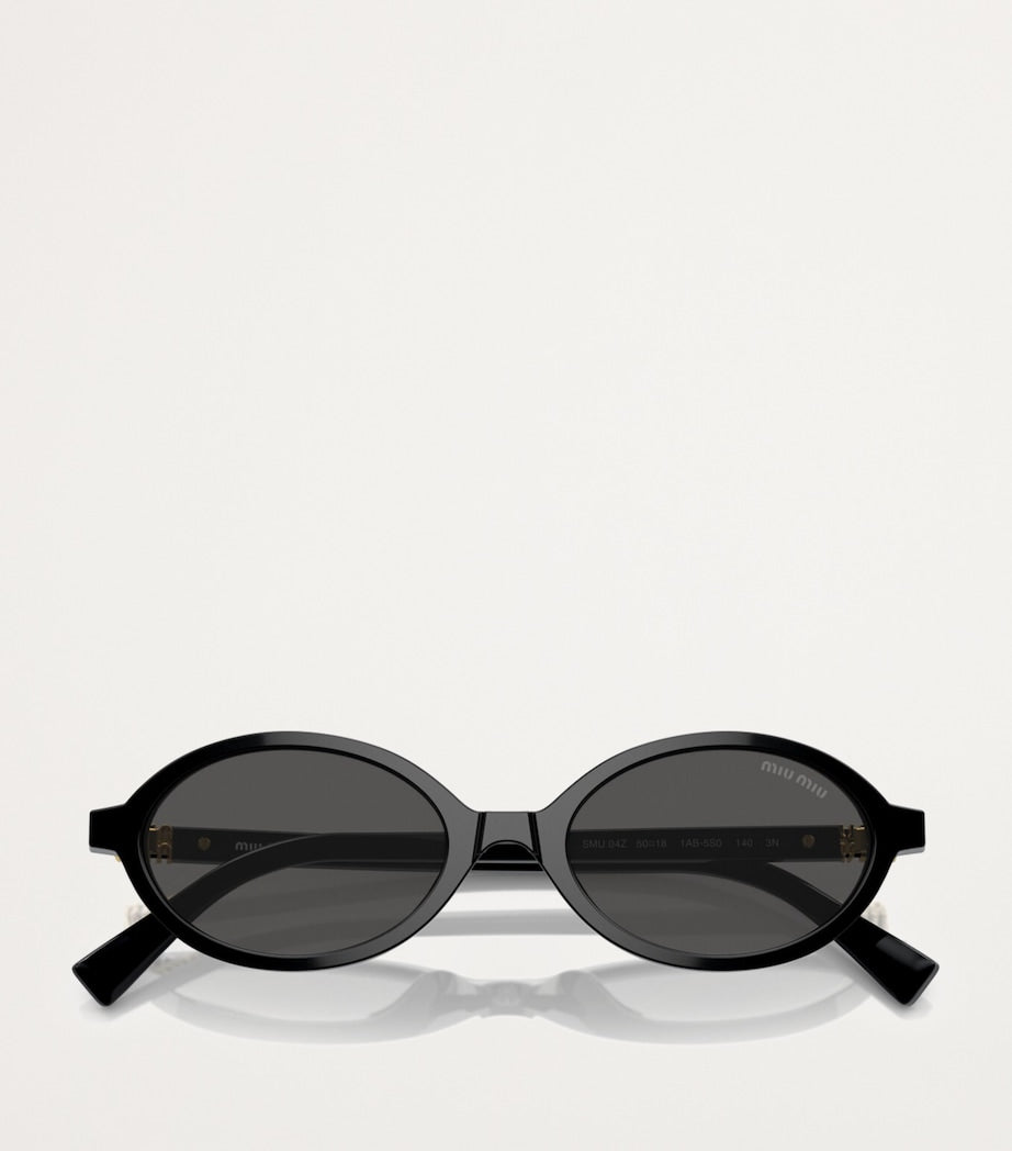 Miu Miu acetate oval sunglasses, UK version