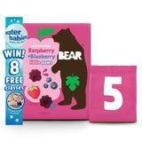 BEAR Paws Fruit Shapes Raspberry & Blueberry 2+ years Multipack   5 x 20g GOODS M&S   