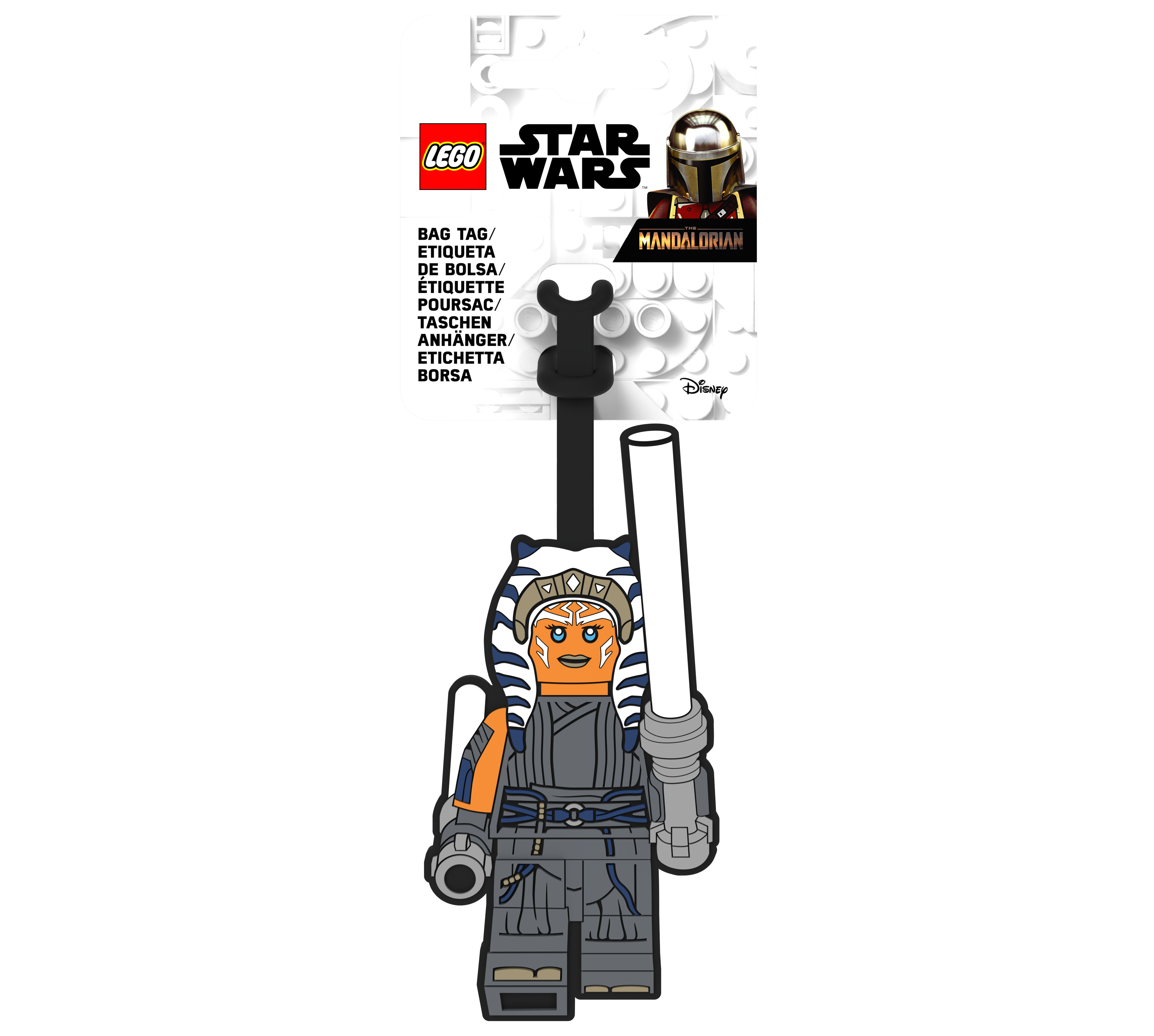 LEGO Ahsoka Tano bag tag, UK version