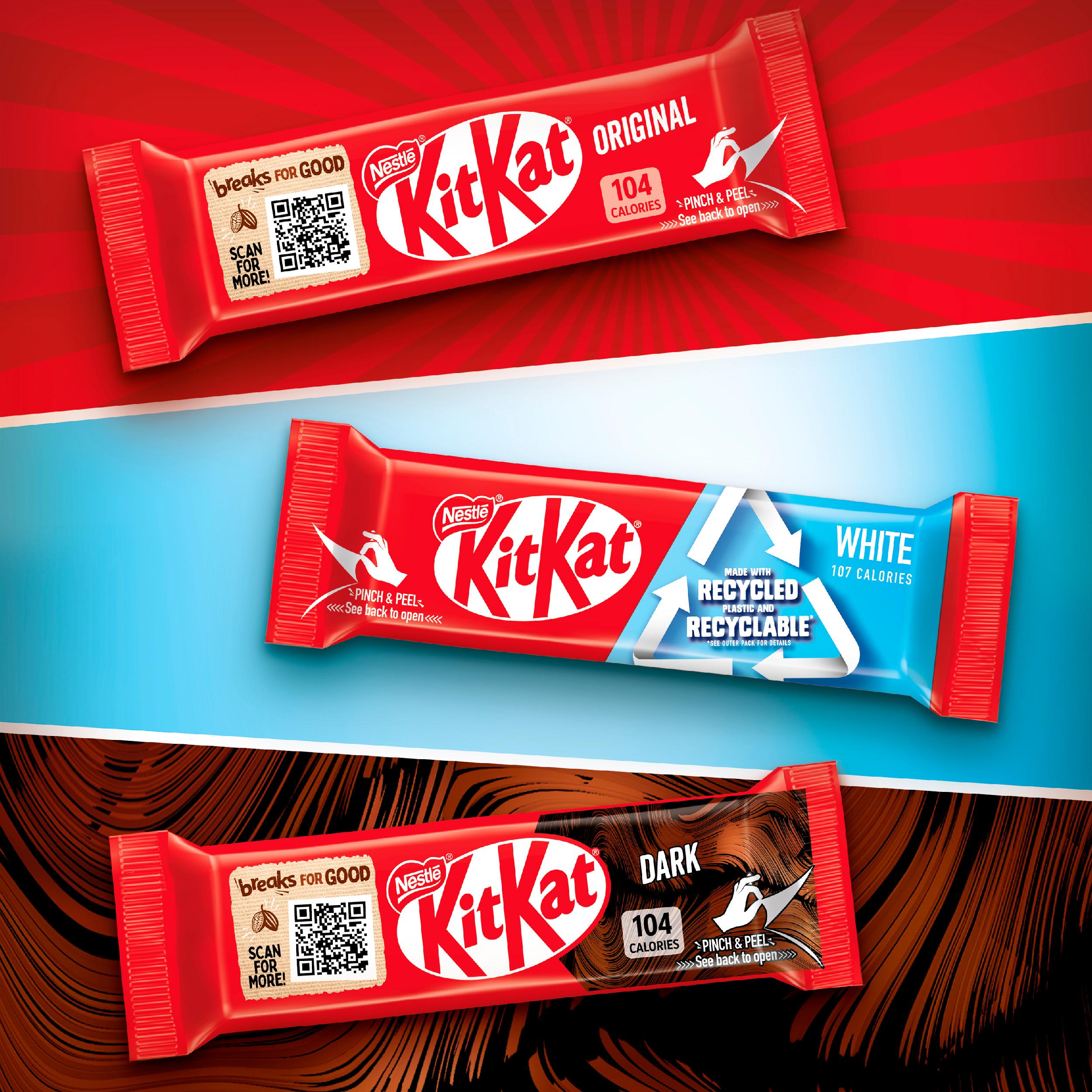 KitKat 2 Finger milk chocolate biscuit bar multipack 18x20.7g, UK version