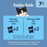 Felix Senior 7+ Mixed Selection wet cat food 40x85g, imported from the UK