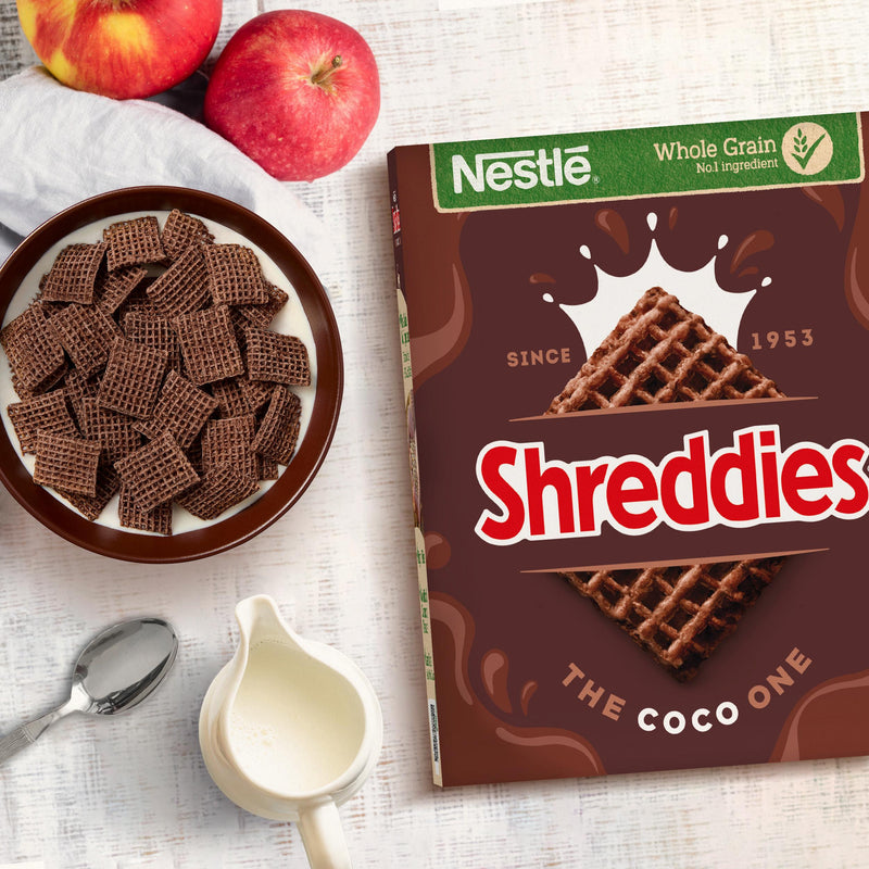 Nestle Shreddies Coco chocolate cereal 600g (British brand)