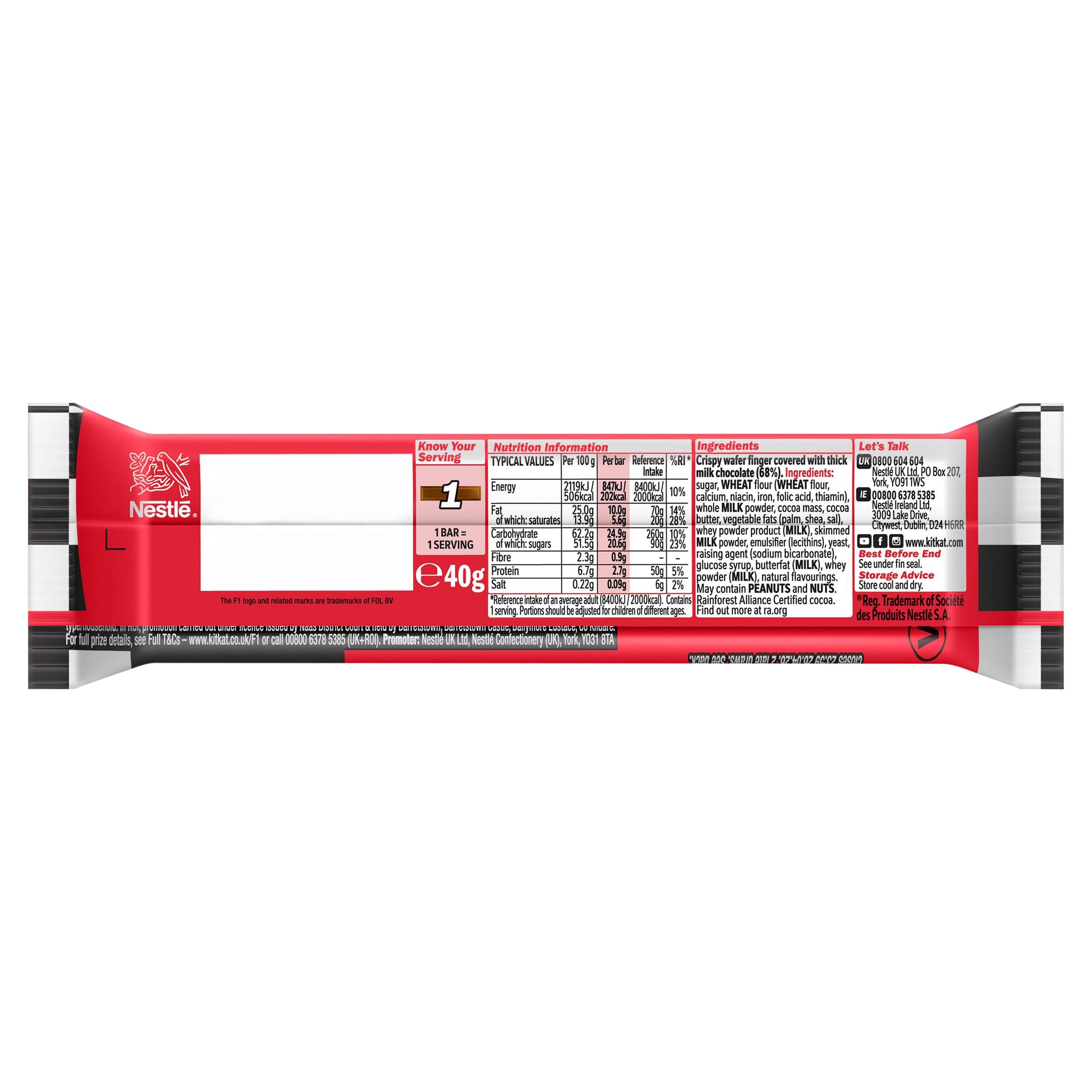 KitKat Chunky milk chocolate bar 40g, UK version