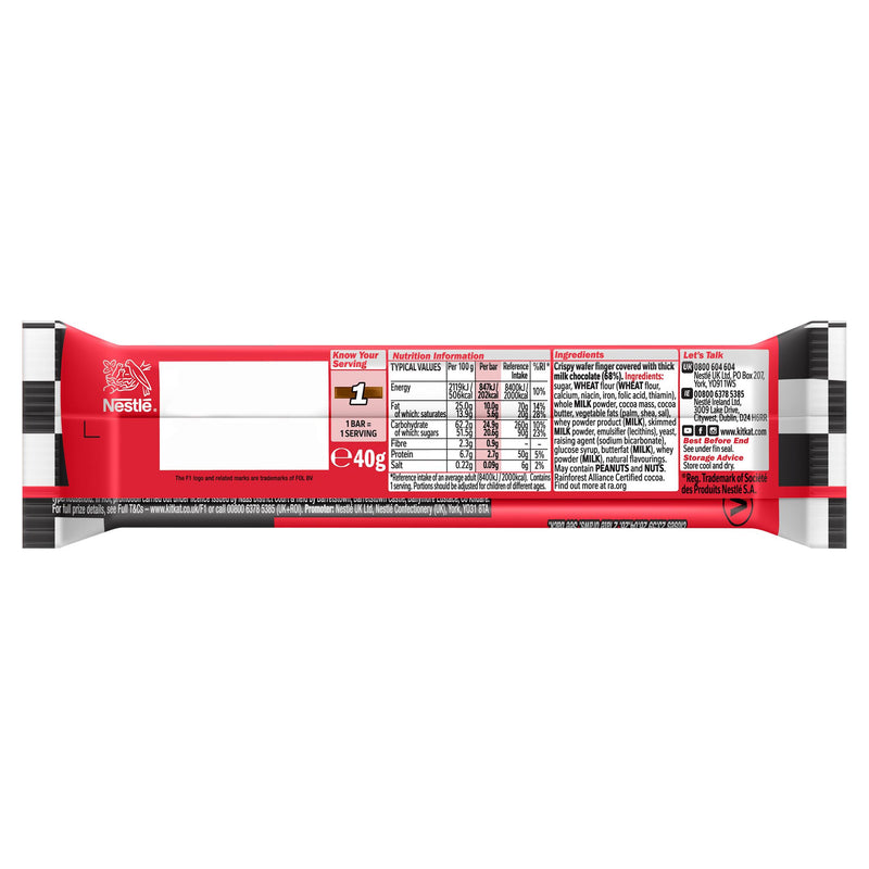 KitKat Chunky milk chocolate bar 40g, UK version