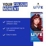 Schwarzkopf 026 Dark Red semi permanent hair dye British product