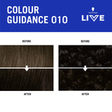 Schwarzkopf charcoal brunette semi permanent hair dye, imported from the UK