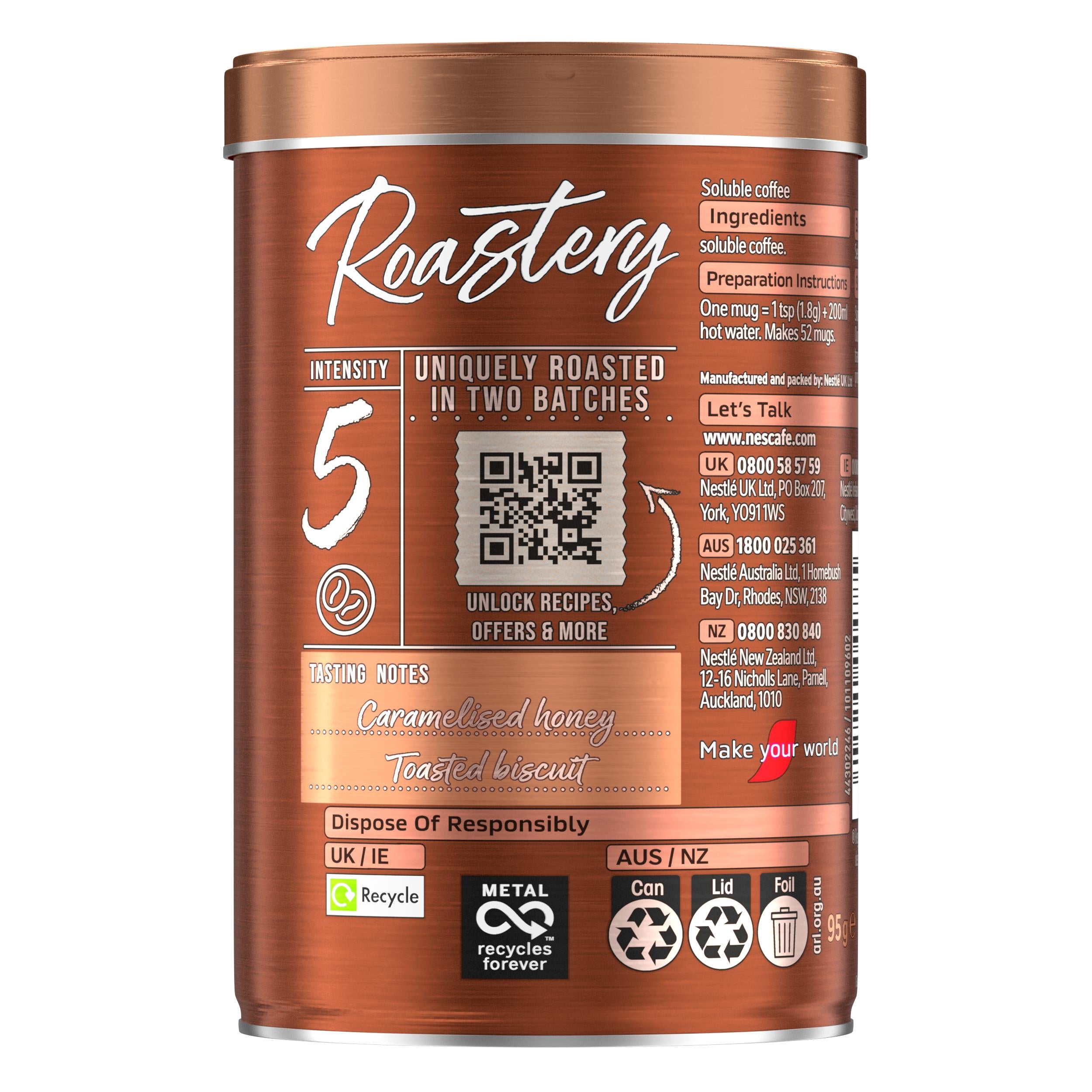 Nescafe Gold Blend Light Roast instant coffee 95g - British product