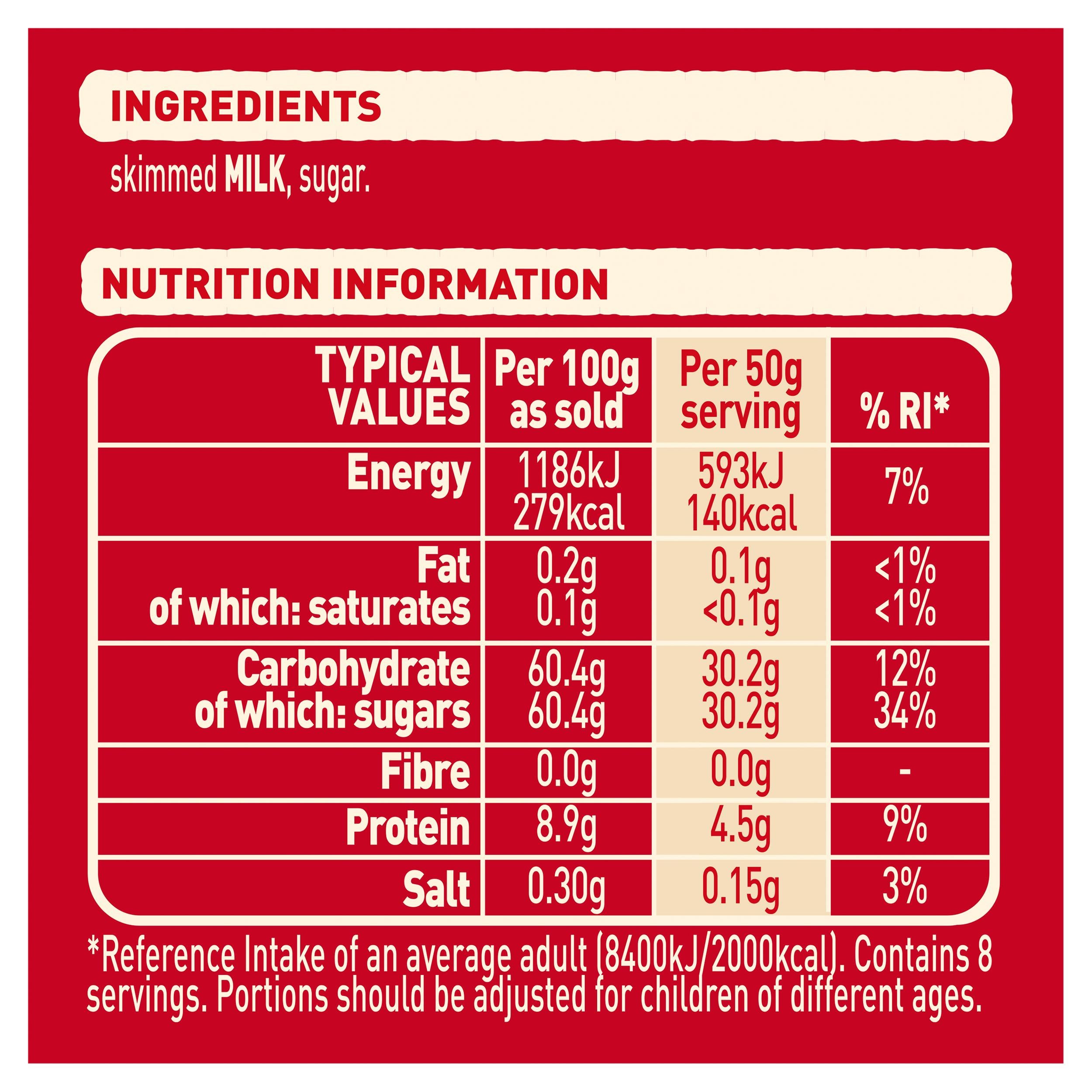 Nestlé Carnation Light condensed milk 405g, UK version